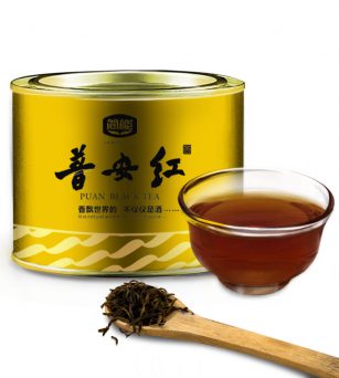 【简能】普安红 100克装金罐二级茶