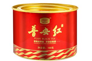 【简能】普安红100克装红罐一级茶